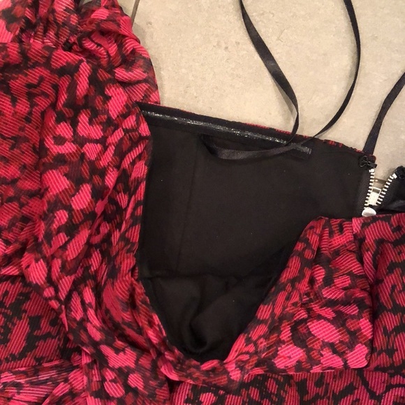 NWT NBD Cara Top in Pink and Black Leopard Print size Large - Picture 5 of 10